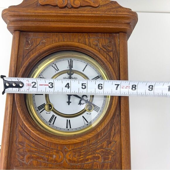 Vintage D&A 31-Day Silent Pendulum Wall Clock Parlor Clock With Key NOT WARNING - Picture 14 of 14